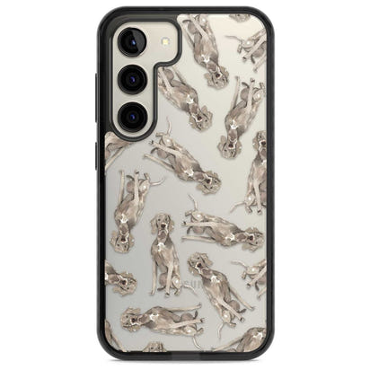 Weimaraner Watercolor Dog