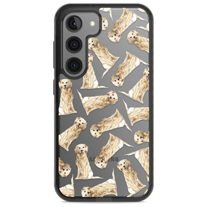 Motif aquarelle de Golden Retriever