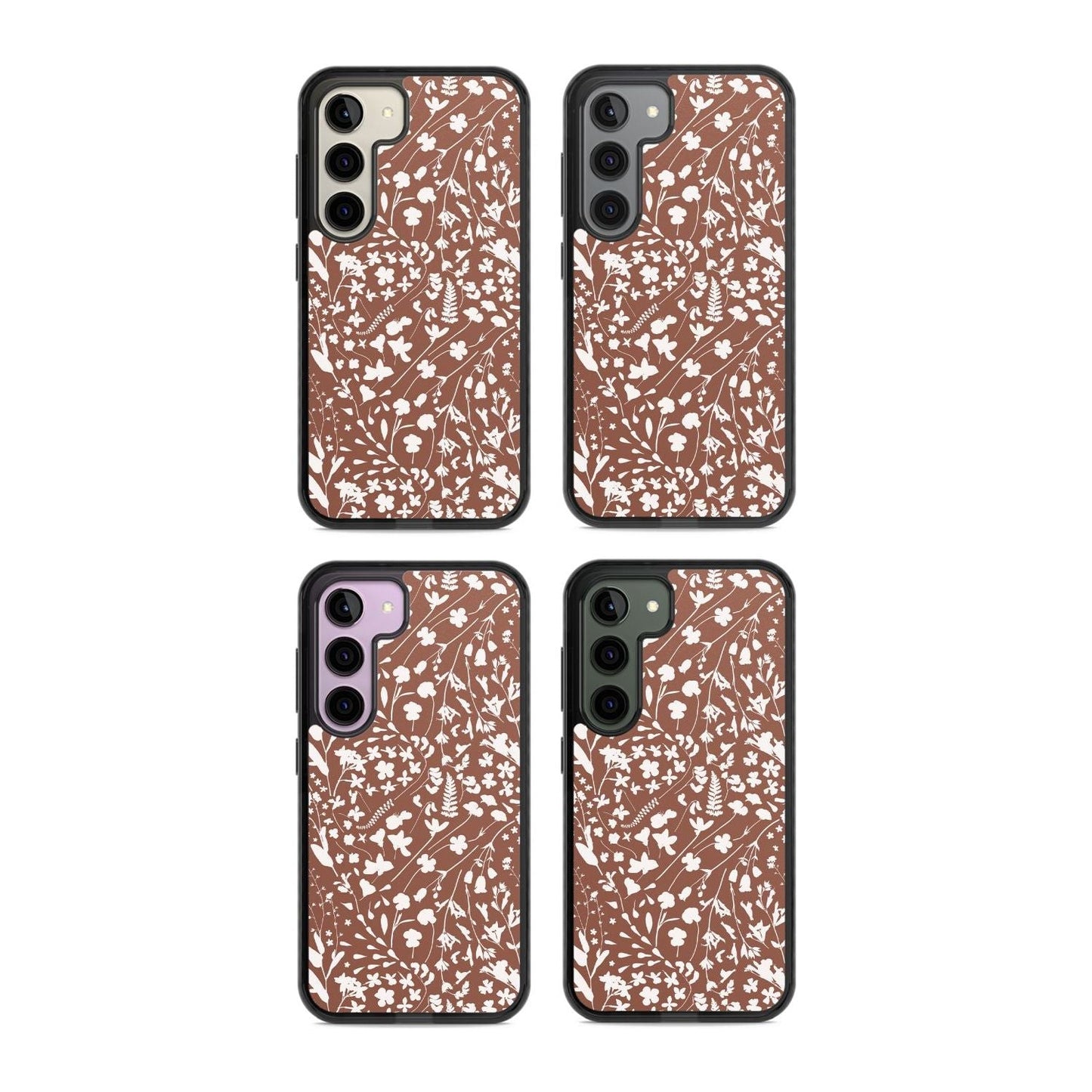 Bouquet de fleurs sauvages sur terre cuite