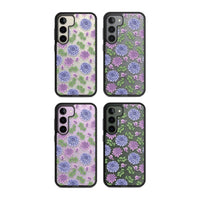 Purple Dahlias Floral