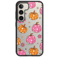 Motif de citrouilles Fleurs et Étoiles