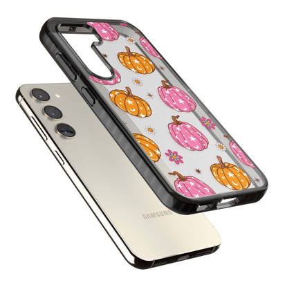 Motif de citrouilles Fleurs et Étoiles