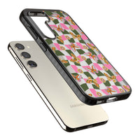 Wavy Butterfly Checked Pattern