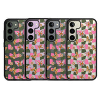 Wavy Butterfly Checked Pattern