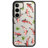 Aquarelle de poissons koi