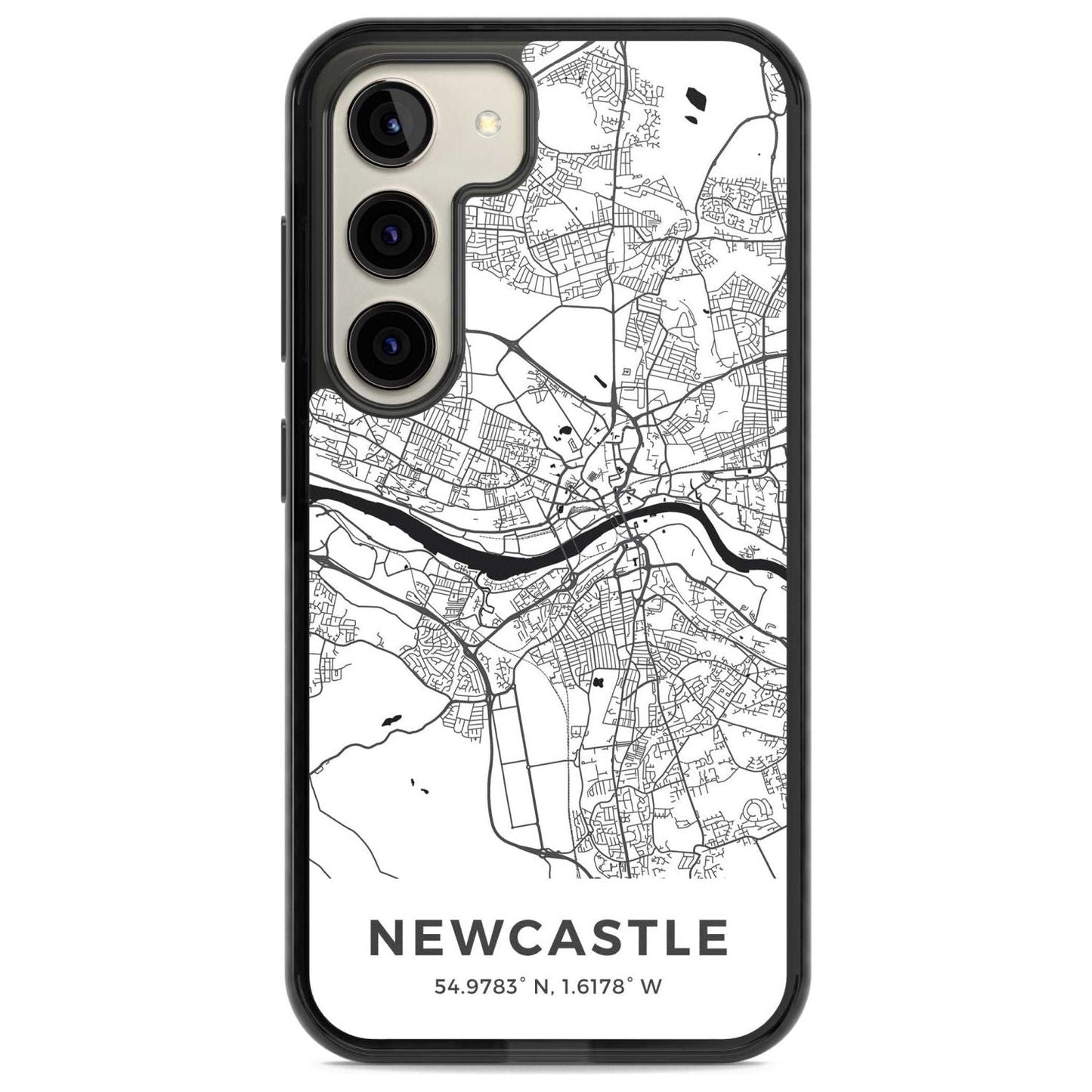 Stadtplan von Newcastle