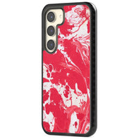 Red & White Marbled