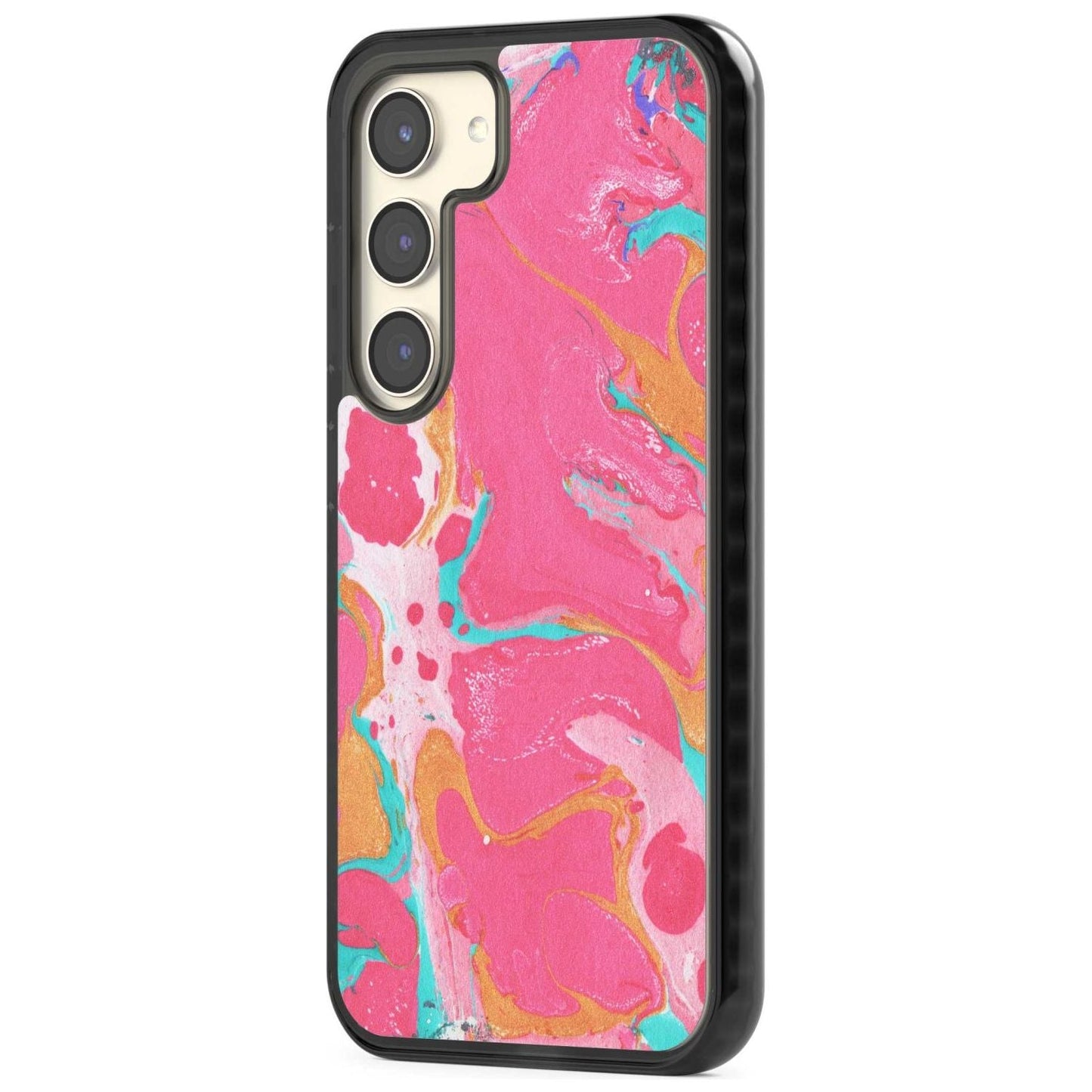 Vibrant Marbled Paper