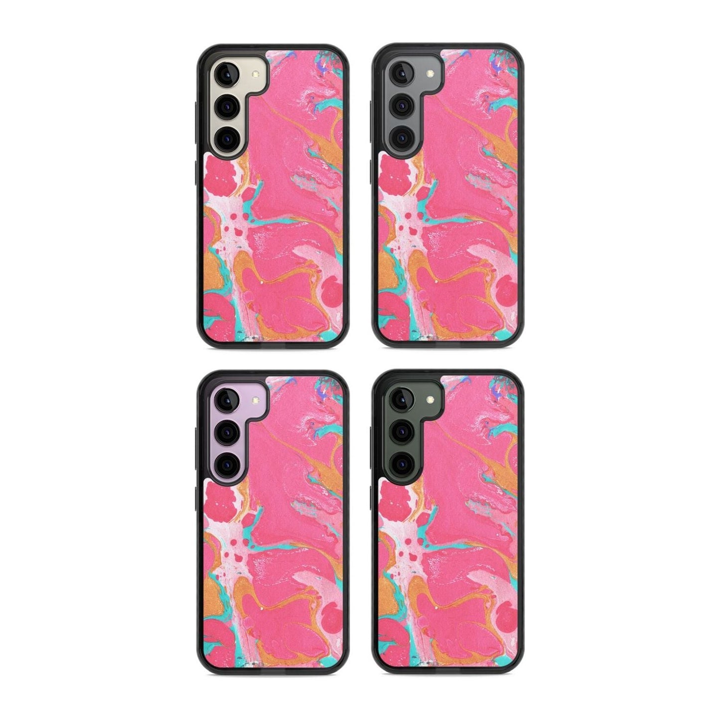 Vibrant Marbled Paper