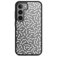 Schwarz-weißes Wellenmuster