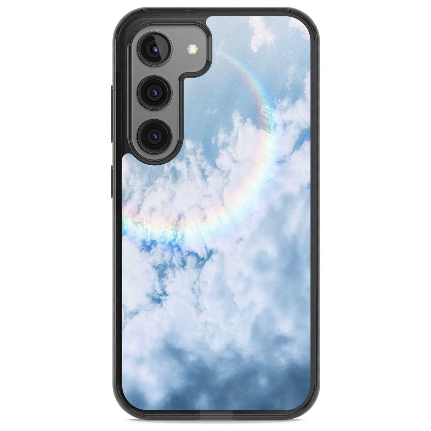 Pastellfarbener Regenbogenhimmel