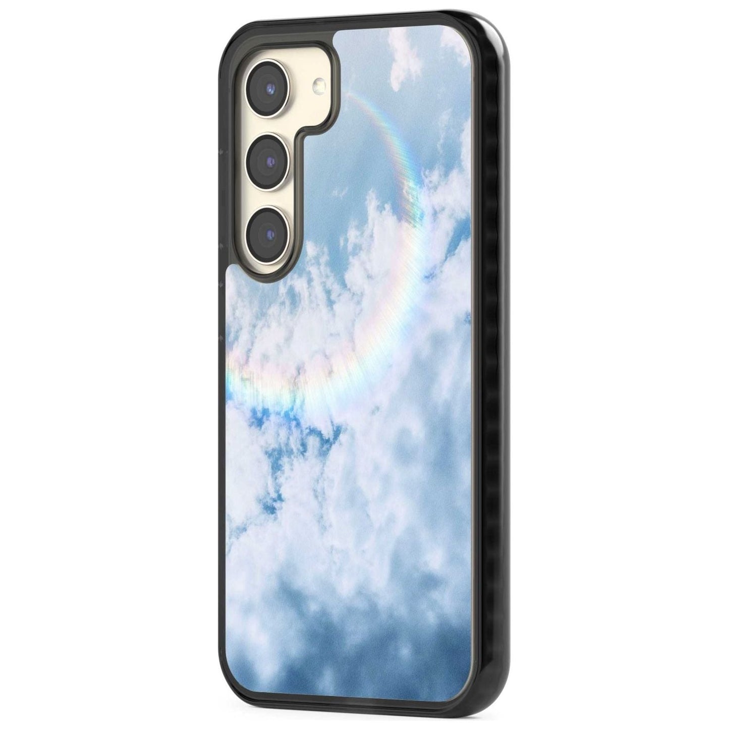 Pastellfarbener Regenbogenhimmel