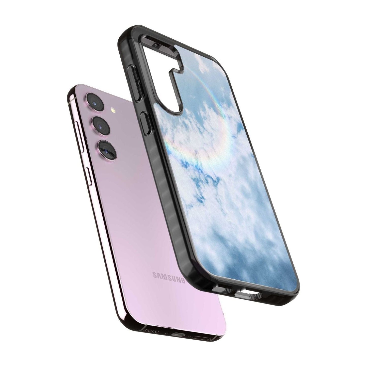 Pastellfarbener Regenbogenhimmel