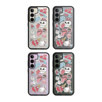 Autocollants Crâne et Fleurs