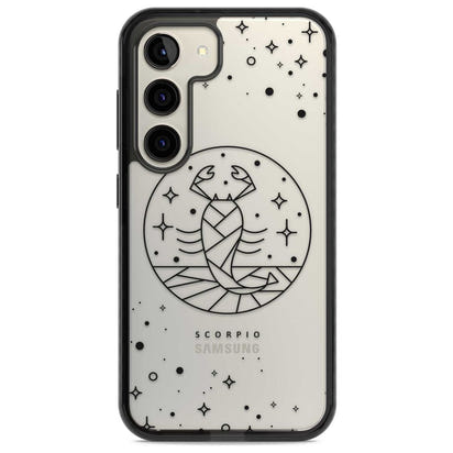 Emblème du Scorpion - Design Cosmique