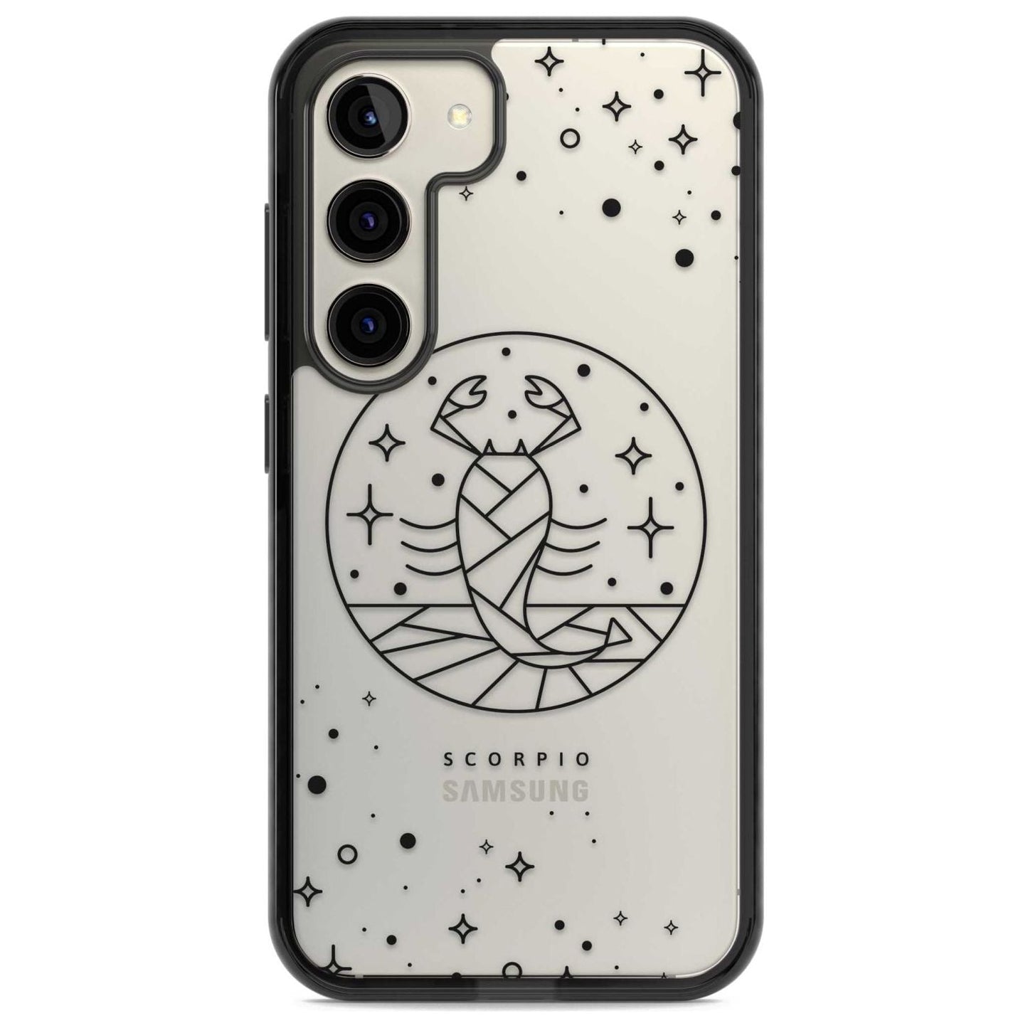 Emblème du Scorpion - Design Cosmique