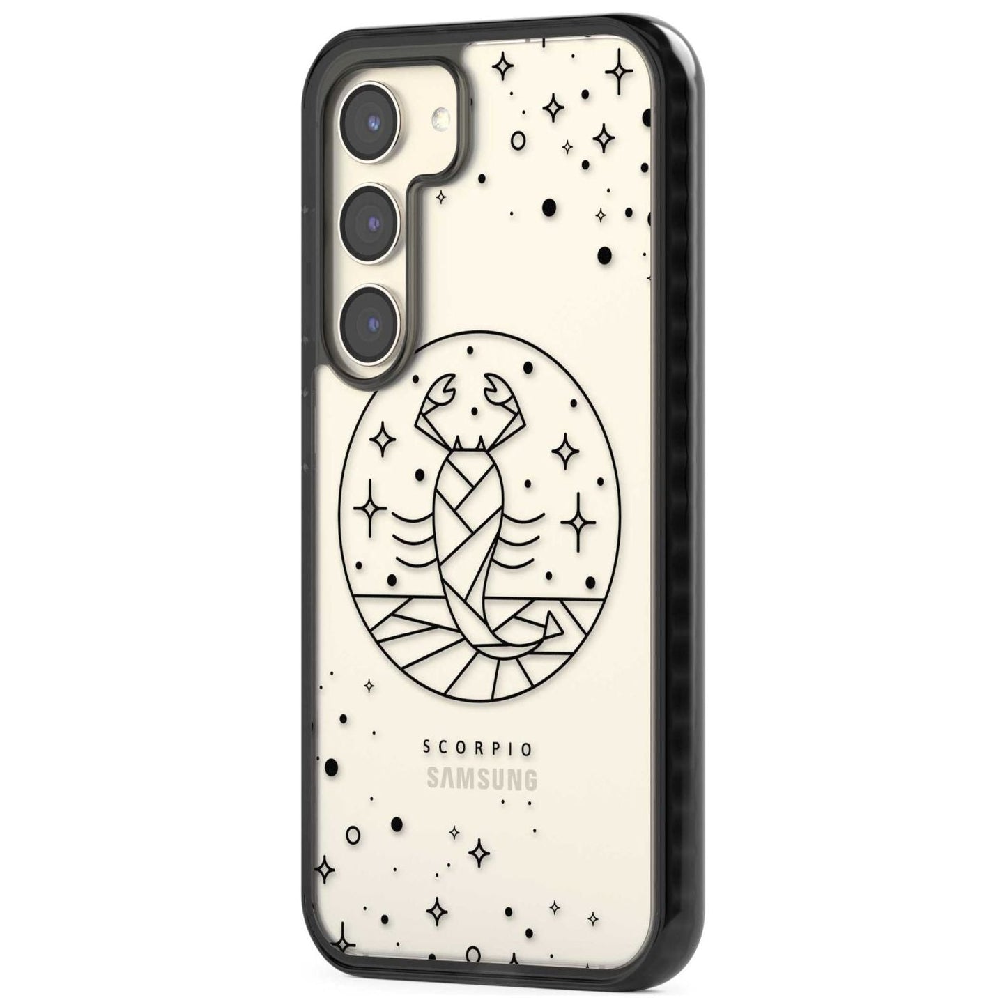 Emblème du Scorpion - Design Cosmique