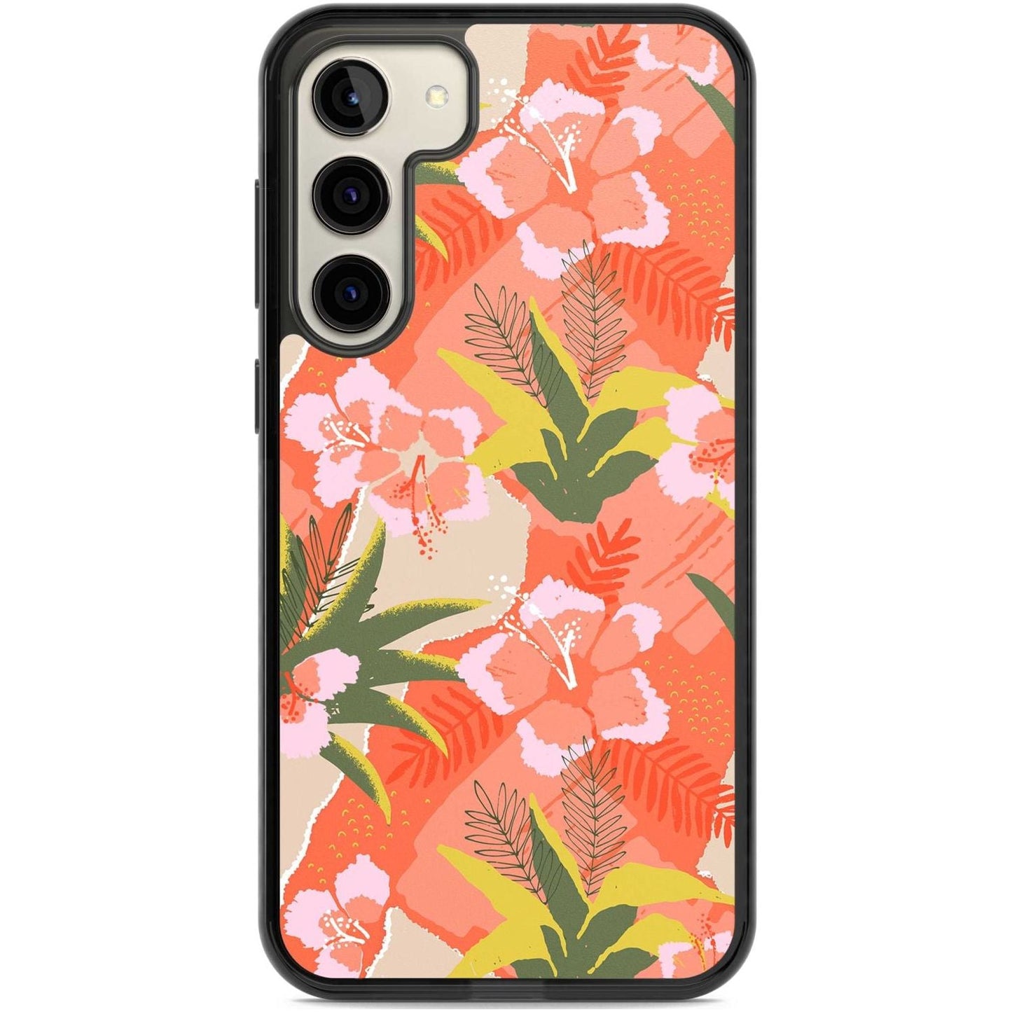 Hawaiian Flowers Abstract Pattern