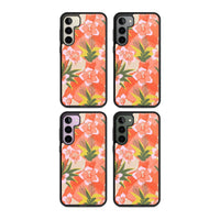 Hawaiian Flowers Abstract Pattern