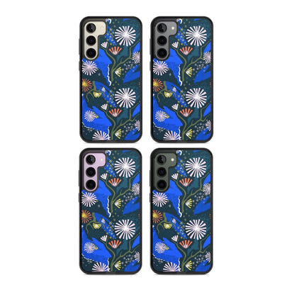 Dark Botanicals Abstract Pattern