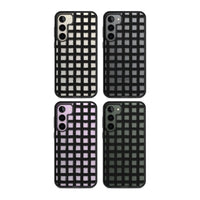 Messy Black Grid Clear