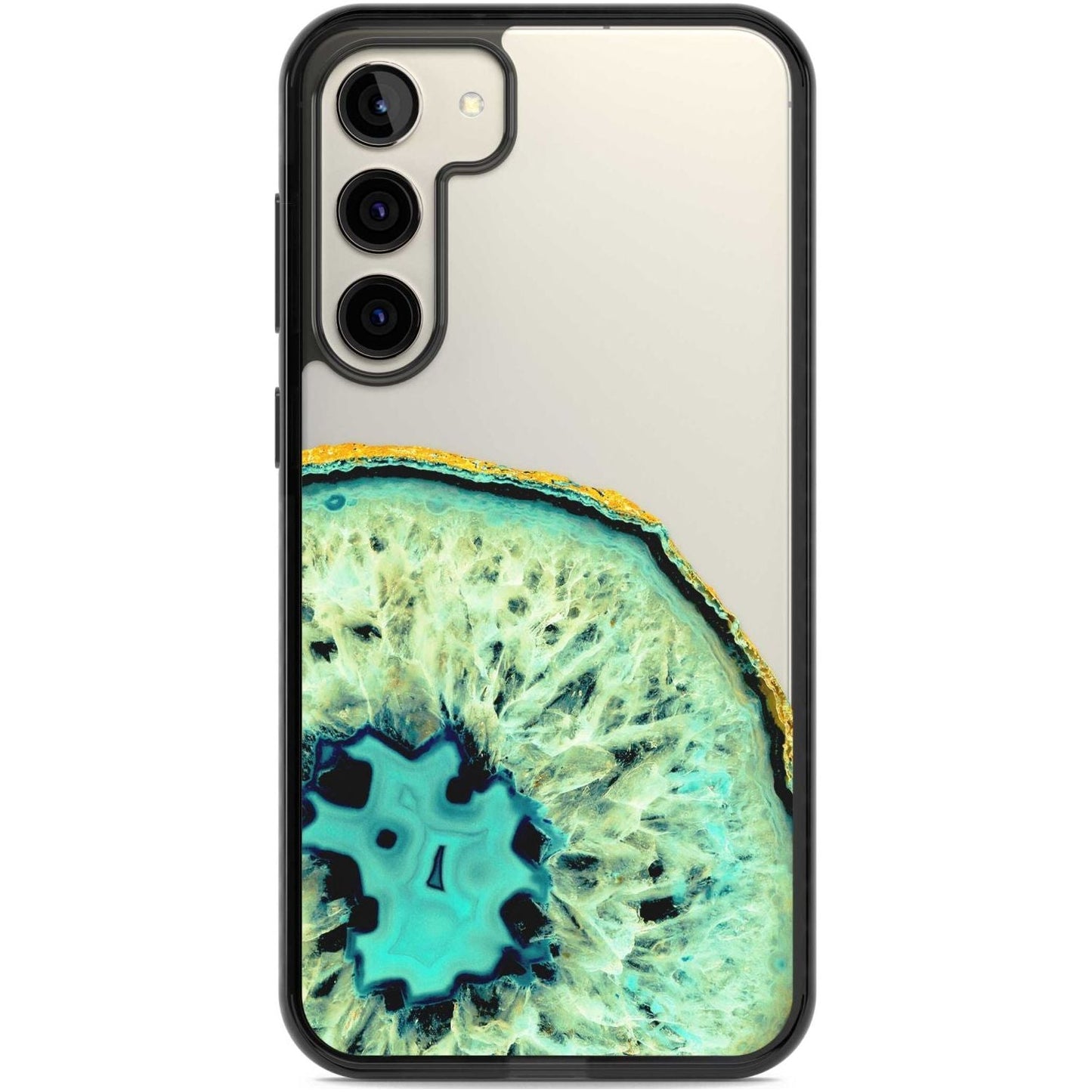 Géode turquoise en cristal