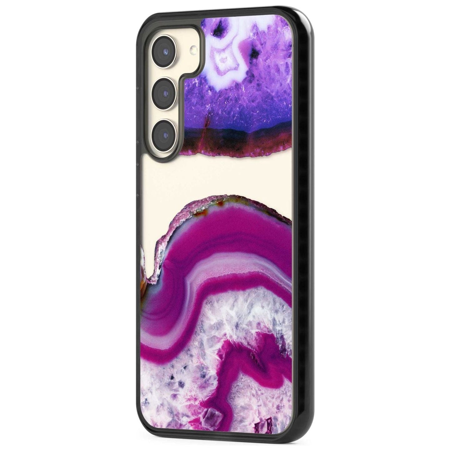 Tranche de cristal d'améthyste