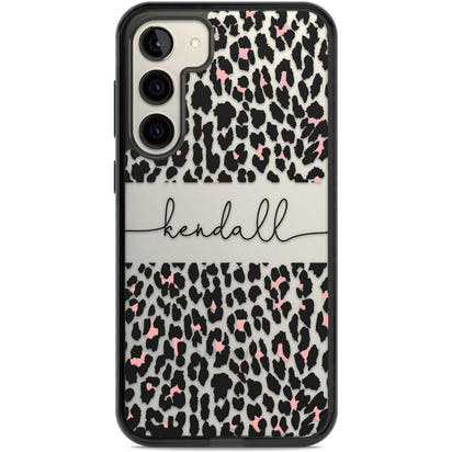 Personalised Cursive Leopard Spots