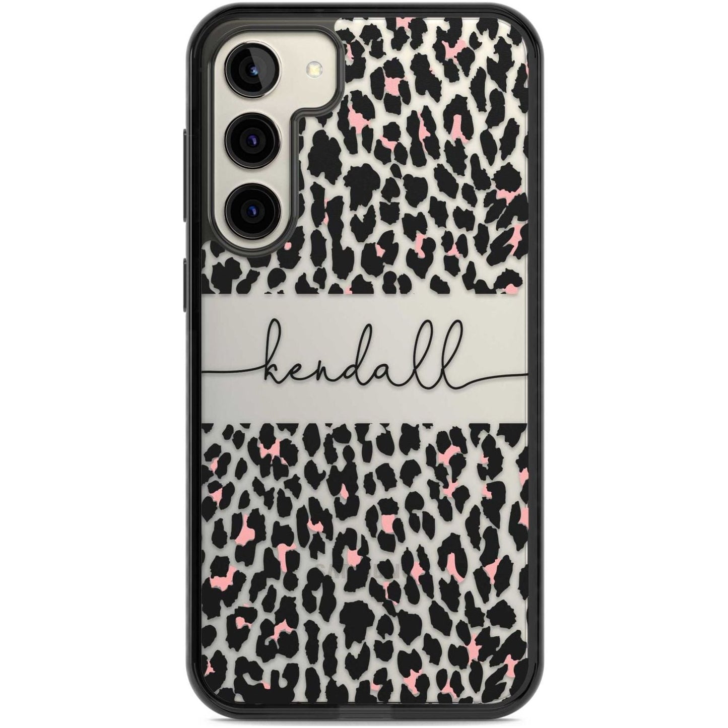 Personalised Cursive Leopard Spots