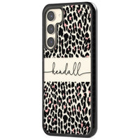 Personalised Cursive Leopard Spots