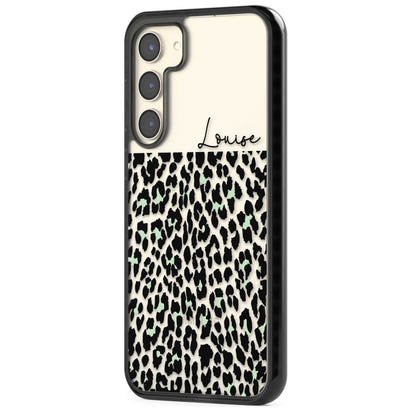 Personalised Seafoam Leopard