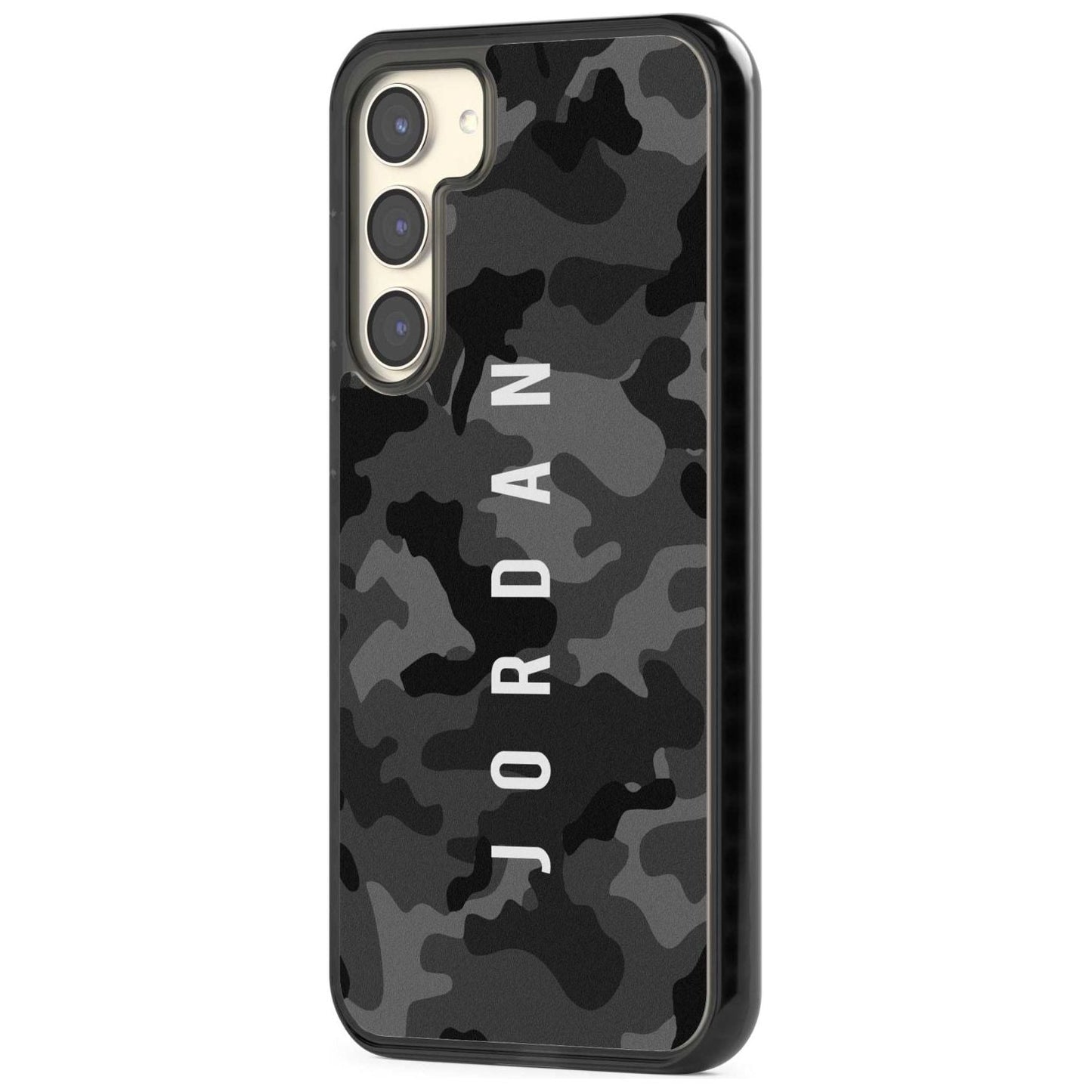 Personalised Black Camouflage Name