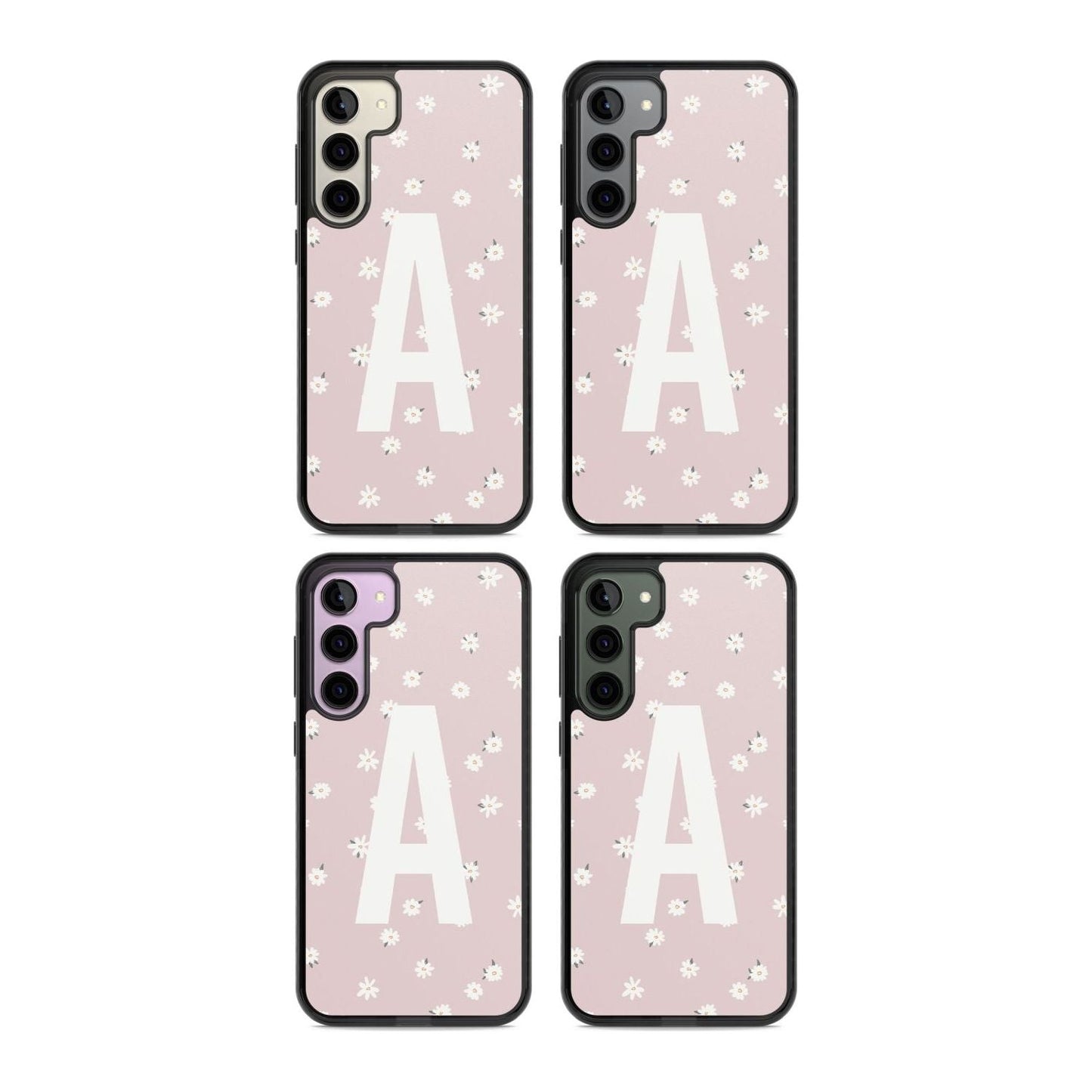 Personalised Pink Daisy Initial