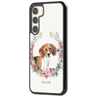 Personalised Beagle Floral Portrait