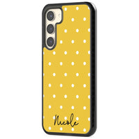 Personalised Yellow Polka Dot