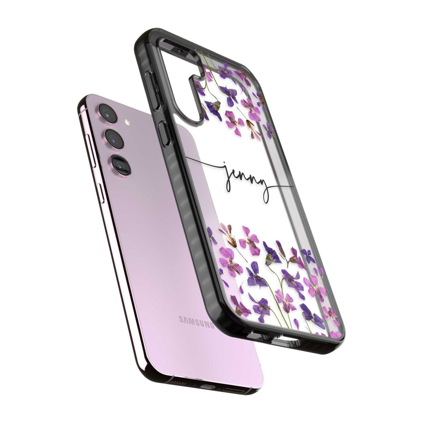 Personalised Purple Violets