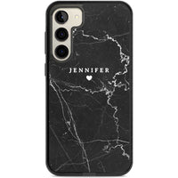 Personalised Black Marble