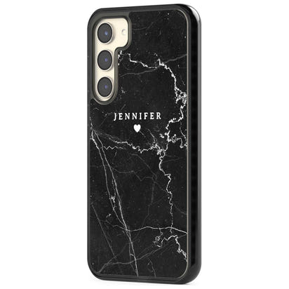 Personalised Black Marble