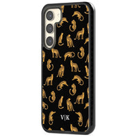 Personalised Gold Cheetah Pattern