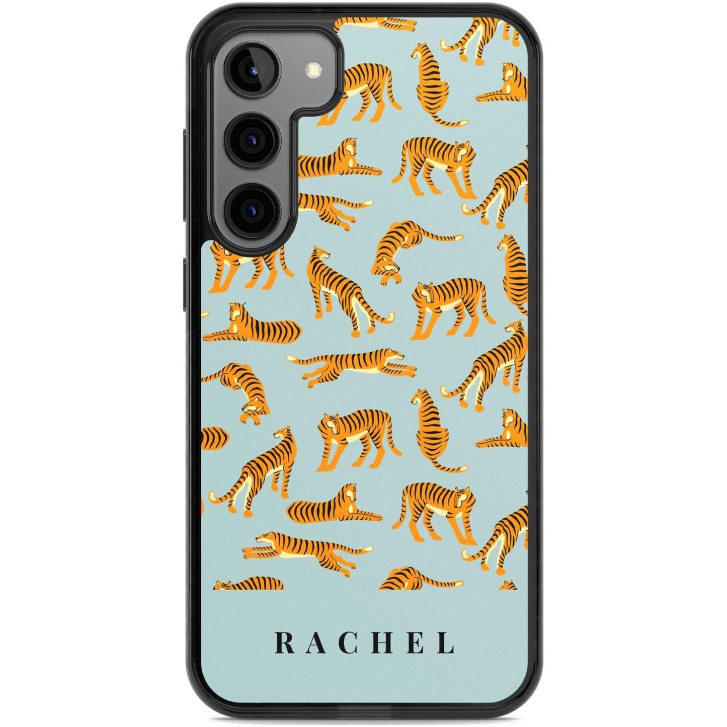 Personalised Turquoise Tiger Pattern