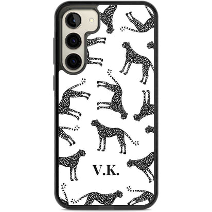 Personalised Black & White Cheetah Pattern