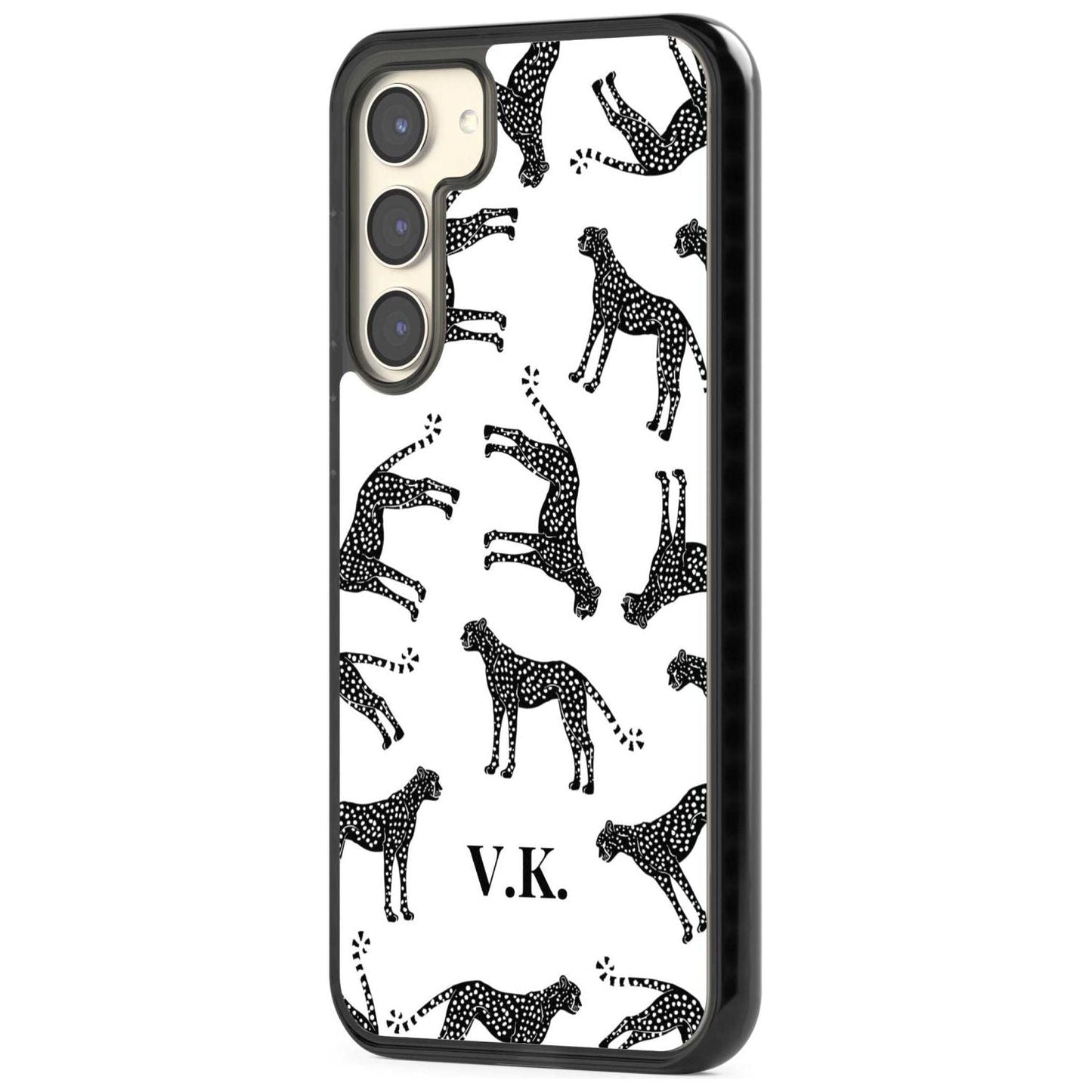 Personalised Black & White Cheetah Pattern