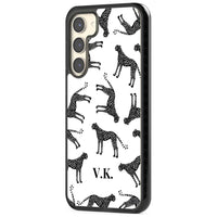 Personalised Black & White Cheetah Pattern