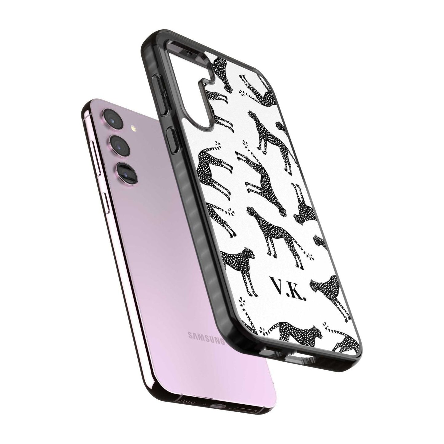 Personalised Black & White Cheetah Pattern