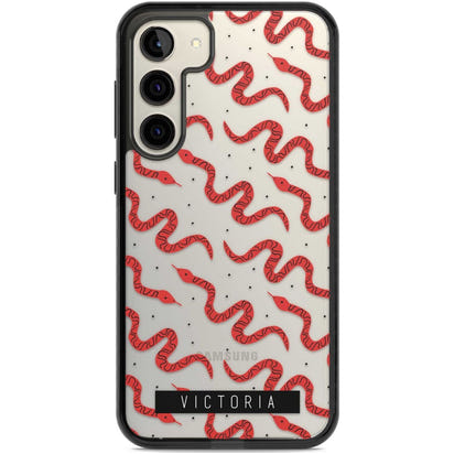 Personalised Red Snake Pattern