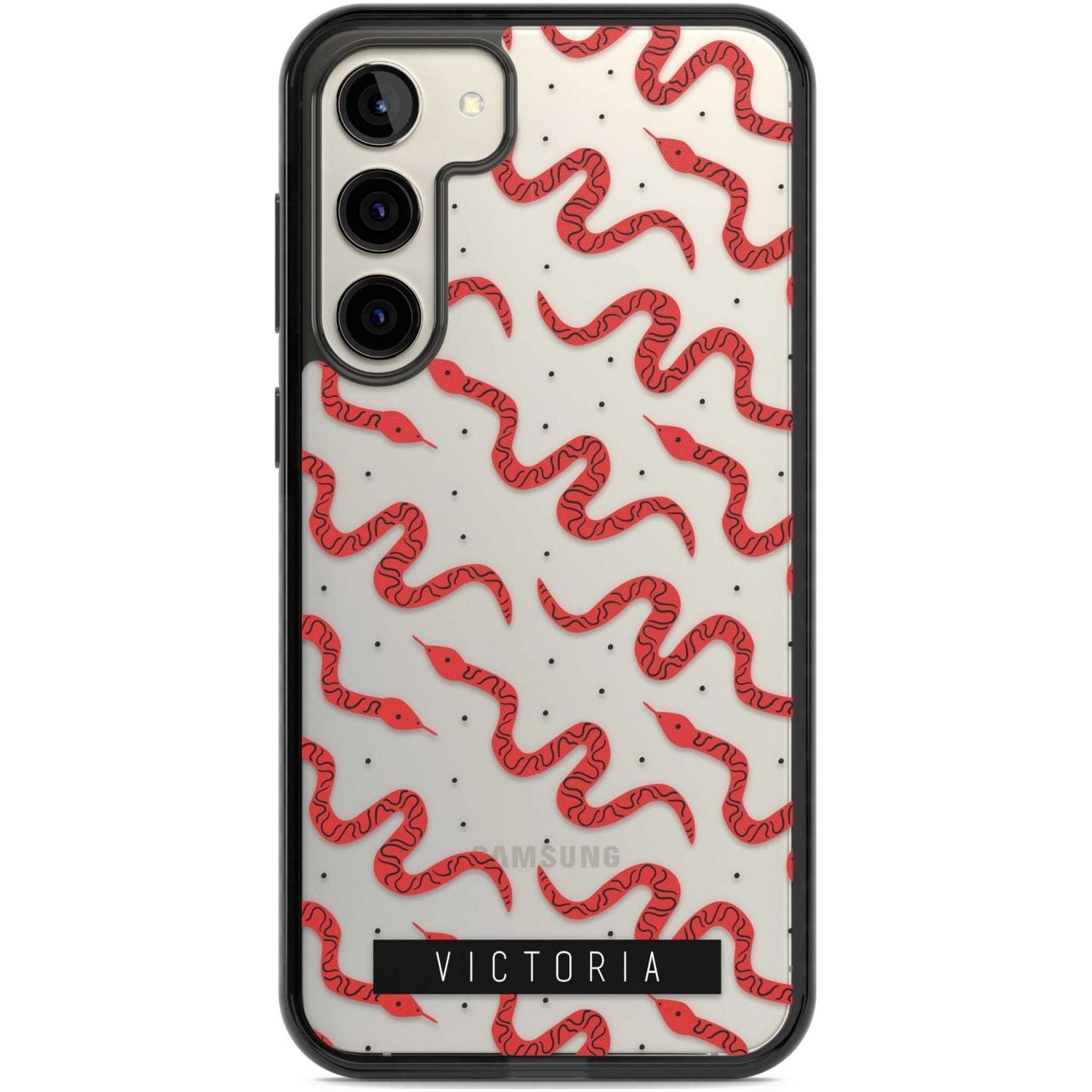 Personalised Red Snake Pattern