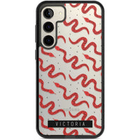 Personalised Red Snake Pattern