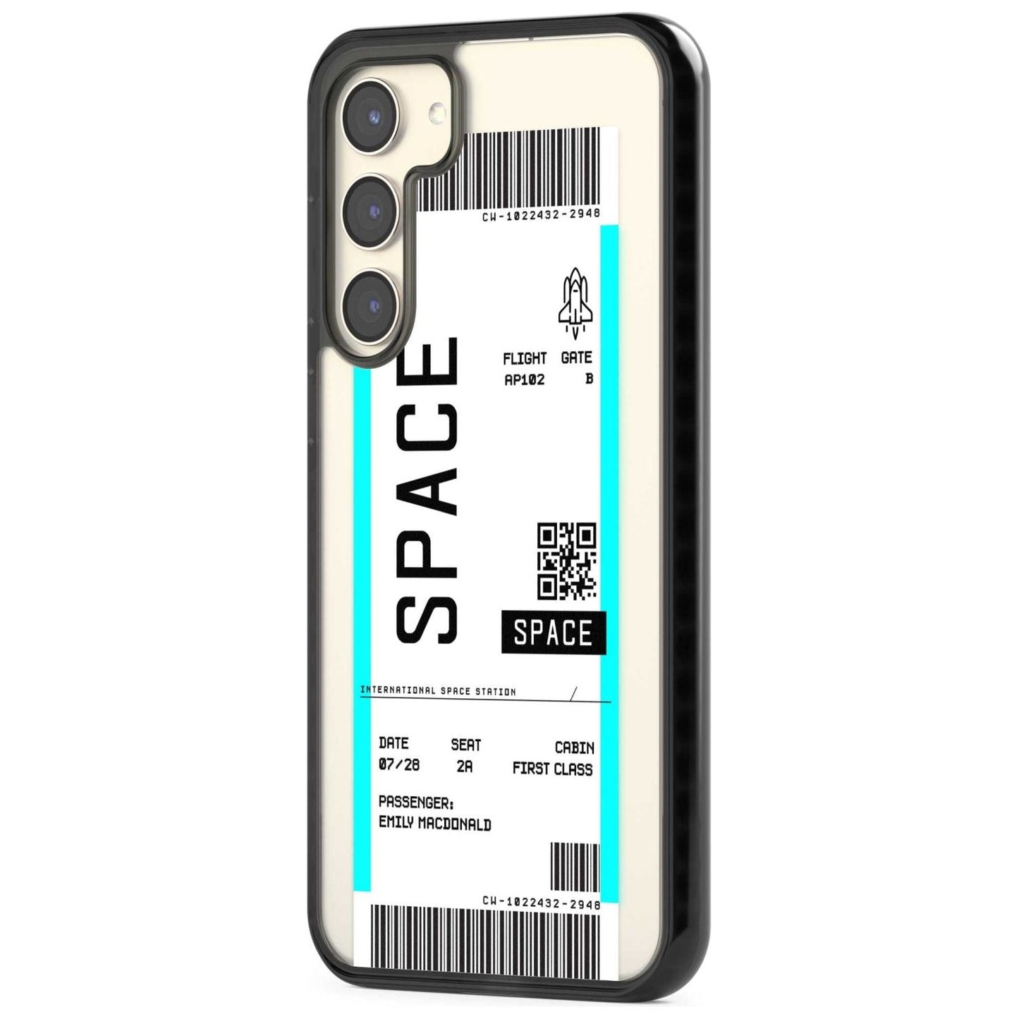 Personalised Space Travel Ticket