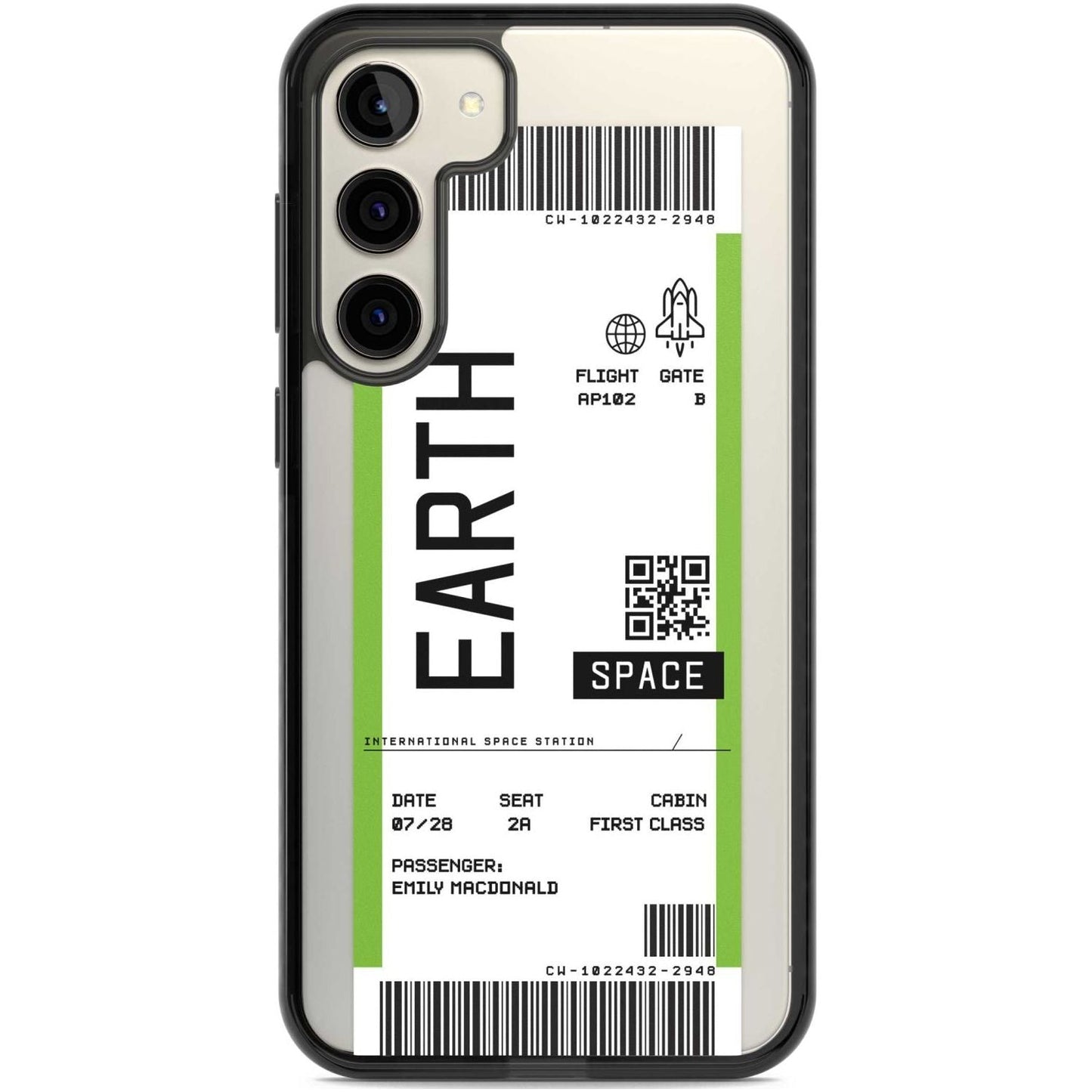 Personalised Earth Travel Ticket
