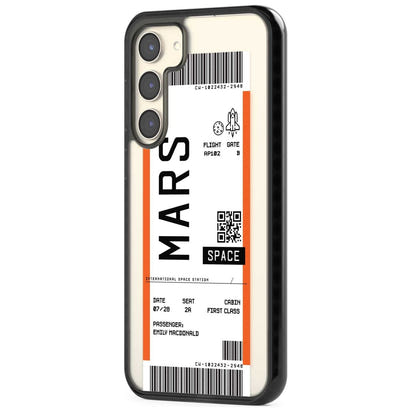 Personalised Mars Travel Ticket